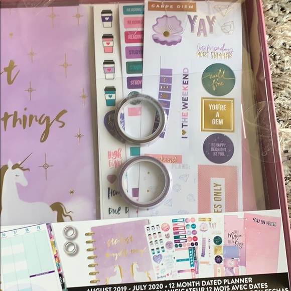 The happy planner student unicorn planner - Picture 7 of 7